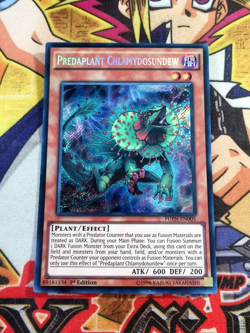 Predaplant Chlamydosundew fuen-en005 1st Edition (NM/VLP) Secret Rare Yu-Gi-Oh! - Image 1