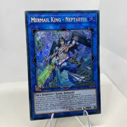 Yugioh Mermail King - Neptabyss 25LP-EN013 Secret Rare Stamp NM - Image 5