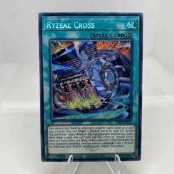 Yugioh Ryzeal Cross 25LP-EN015 Secret Rare with Stamp NM - Image 1