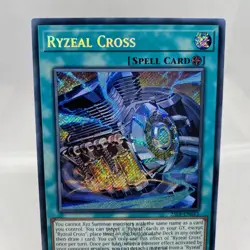 Yugioh Ryzeal Cross 25LP-EN015 Secret Rare with Stamp NM - Image 3