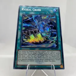 Yugioh Ryzeal Cross 25LP-EN015 Secret Rare with Stamp NM - Image 4