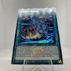 Yugioh Ryzeal Cross 25LP-EN015 Secret Rare with Stamp NM - Image 5