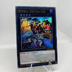 Yugioh Ryzeal Detonator 25LP-EN014 Ultra Rare with Stamp NM - Image 5