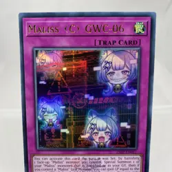 Yugioh Maliss C GWC-06 25LP-EN017 Ultra Rare with Stamp NM - Image 2