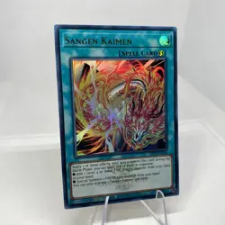 Yugioh Sangen Kaimen 25LP-EN008 Ultra Rare Stamp NM - Image 5