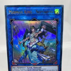 Yugioh Mermail King - Neptabyss 25LP-EN013 Ultra Rare Stamp NM/EX - Image 2