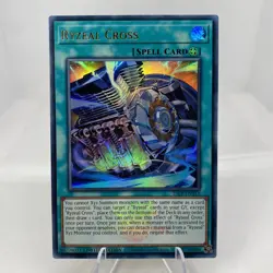 Yugioh Ryzeal Cross 25LP-EN015 Ultra Rare Stamp NM - Image 1