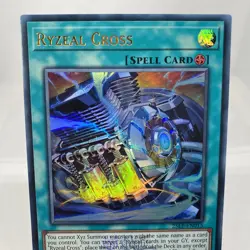 Yugioh Ryzeal Cross 25LP-EN015 Ultra Rare Stamp NM - Image 2