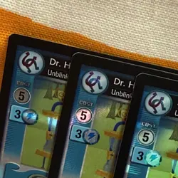 3X My Little Pony / DR. HOOVES Unblinking / #197 UR MLP Card Free Fast Ship - Image 2