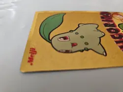 Chicorita GOLD Japanese Pokemon Meiji Get Card - Image 3