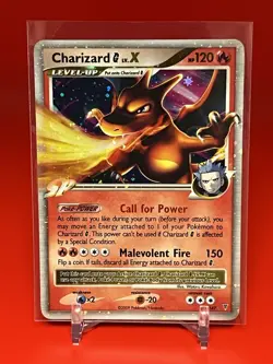 Pokemon TCG 2009 Charizard G LV.X Holo Card 143/147 Supreme Victors Rare - Image 1