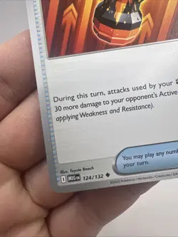 Premium Power Pro 124/132 Pokemon Trainer Card ME01: Mega Evolution NM/M - Image 5