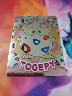 1999 Japanese Pokemon Meiji TOGEPY Embossed Foil Card - Image 1