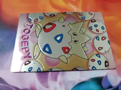 1999 Japanese Pokemon Meiji TOGEPY Embossed Foil Card - Image 3
