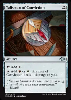 Talisman of Conviction - Near Mint MTG Modern Horizons - Image 1