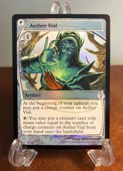 MTG Aether Vial Future Sight Foil Mystery Booster 2 NM Mint Magic The Gathering - Image 1