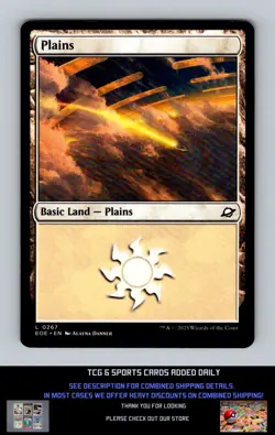 Edge of Eternities #267 Plains (0267) Land MTG - Image 1