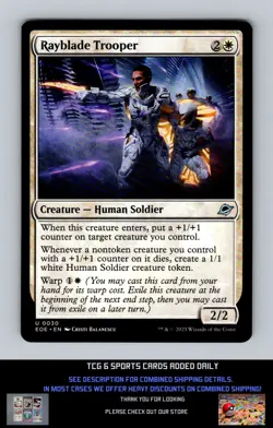 Edge of Eternities #30 Rayblade Trooper Uncommon MTG - Image 1