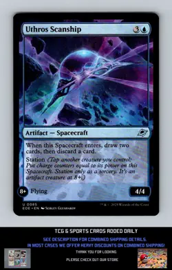 Edge of Eternities #85 Uthros Scanship Uncommon MTG - Image 1