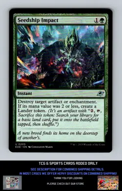 Edge of Eternities #205 Seedship Impact Uncommon MTG - Image 1