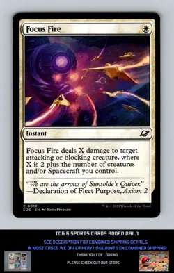 Edge of Eternities #18 Focus Fire Common MTG - Image 1