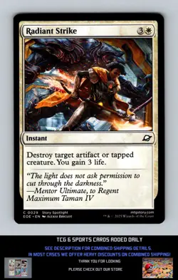 Edge of Eternities #29 Radiant Strike Common MTG - Image 1