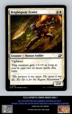 Edge of Eternities #8 Brightspear Zealot Common MTG - Image 1