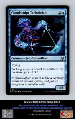 Edge of Eternities #49 Cloudsculpt Technician Common MTG - Image 1