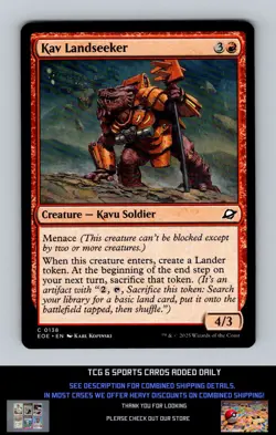 Edge of Eternities #138 Kav Landseeker Common MTG - Image 1