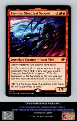 Edge of Eternities #162 Tannuk, Steadfast Second Mythic MTG - Image 1