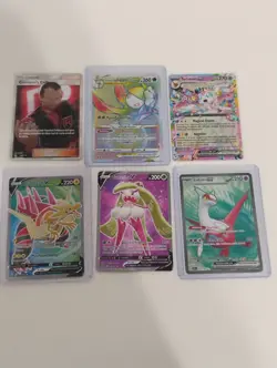 Pokemon Rainbow Secret Rare/Giovanni's Exile Full Art/Full Art Holo Cards - Image 1