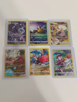 Pokemon Braixen/Parasect Trainer Gallery/Solrock Galarian Gallery Holo Cards - Image 1
