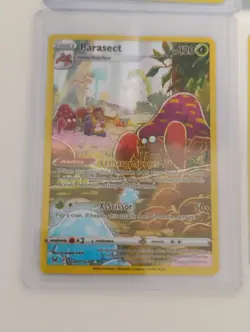 Pokemon Braixen/Parasect Trainer Gallery/Solrock Galarian Gallery Holo Cards - Image 4