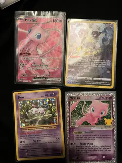Pokemon Mew Mew EX 4 Card Lot - Image 1
