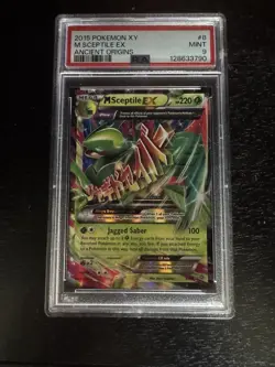 2015 Pokemon Ancient Origins M Sceptile EX 8/98 Card Mint Rare Low Pop PSA 9 - Image 1