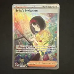 Erika's Invitation 203/165 Sv: Scarlet & Violet 151 Holo SAR Trainer Pokemon - Image 1