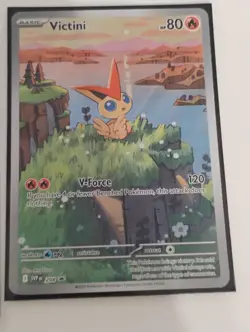 Pokemon Victini Promo Illustration Rare/Iron Hands SIR/Cherish Ball Holo Cards - Image 4