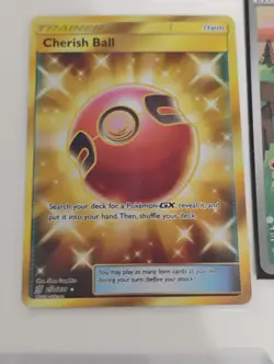 Pokemon Victini Promo Illustration Rare/Iron Hands SIR/Cherish Ball Holo Cards - Image 5