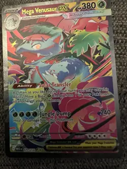 Mega Venusaur EX 177/132 - SIR - Mega Evolution Base Set - Pokemon TCG - Image 2