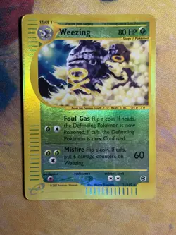 Weezing 32/165 Expedition Set E Reader Series Vintage Reverse Holo Rare Pokemon - Image 2
