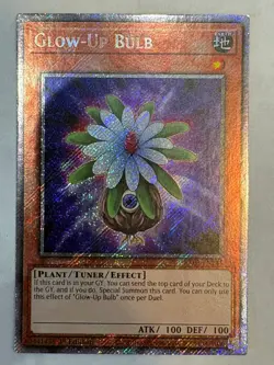 YUGIOH- Glow-Up Bulb - RA03-EN245- Platinum Secret Rare - 1st Edition - Image 1