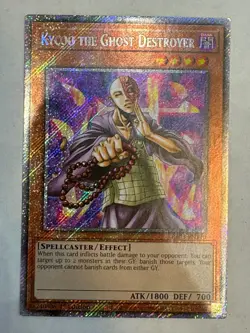 YUGIOH- Kycoo the Ghost Destroyer - RA03-EN110 - Platinum Secret Rare - Image 1