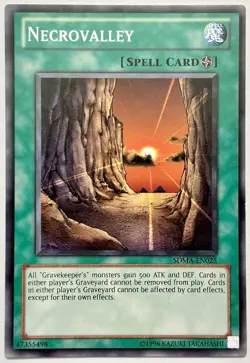 SDMA-EN025 Necrovalley - Common Unlimited Lightly Played YuGiOh Card - Image 1