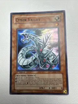 Cyber Valley 1st Edition PTDN-EN010 Phantom Darkness Super Rare Holo VLP Yugioh - Image 1