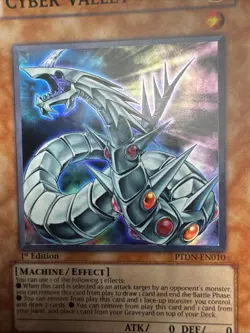 Cyber Valley 1st Edition PTDN-EN010 Phantom Darkness Super Rare Holo VLP Yugioh - Image 2