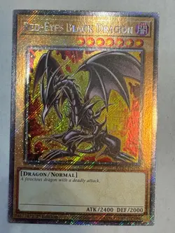 YUGIOH- Red-Eyes Black Dragon (7th Art) - RA04-EN109 - Platinum Secret Rare - Image 1