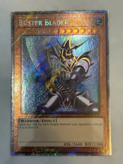 YUGIOH- Buster Blader - RA04-EN115 - Platinum Secret Rare - 1st Edition - Image 1