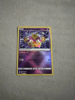 Radiant Alakazam 059/195 Silver Tempest Holo Rare Pokemon TCG Card NM - Image 1