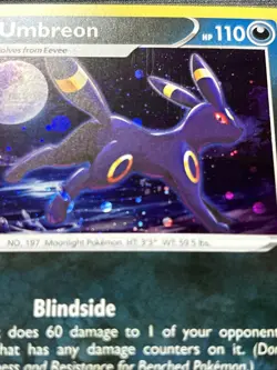 Umbreon SWSH129 Swirl Sword & Shield Promo Card Holo - Image 2