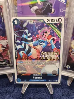 One Piece TCG Perona OP01-077 - Judge Pack Vol. 2 Promo Card - Image 1